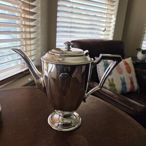 Wm A Rogers 400 Silver-plated Tea Pot Art Deco Styling